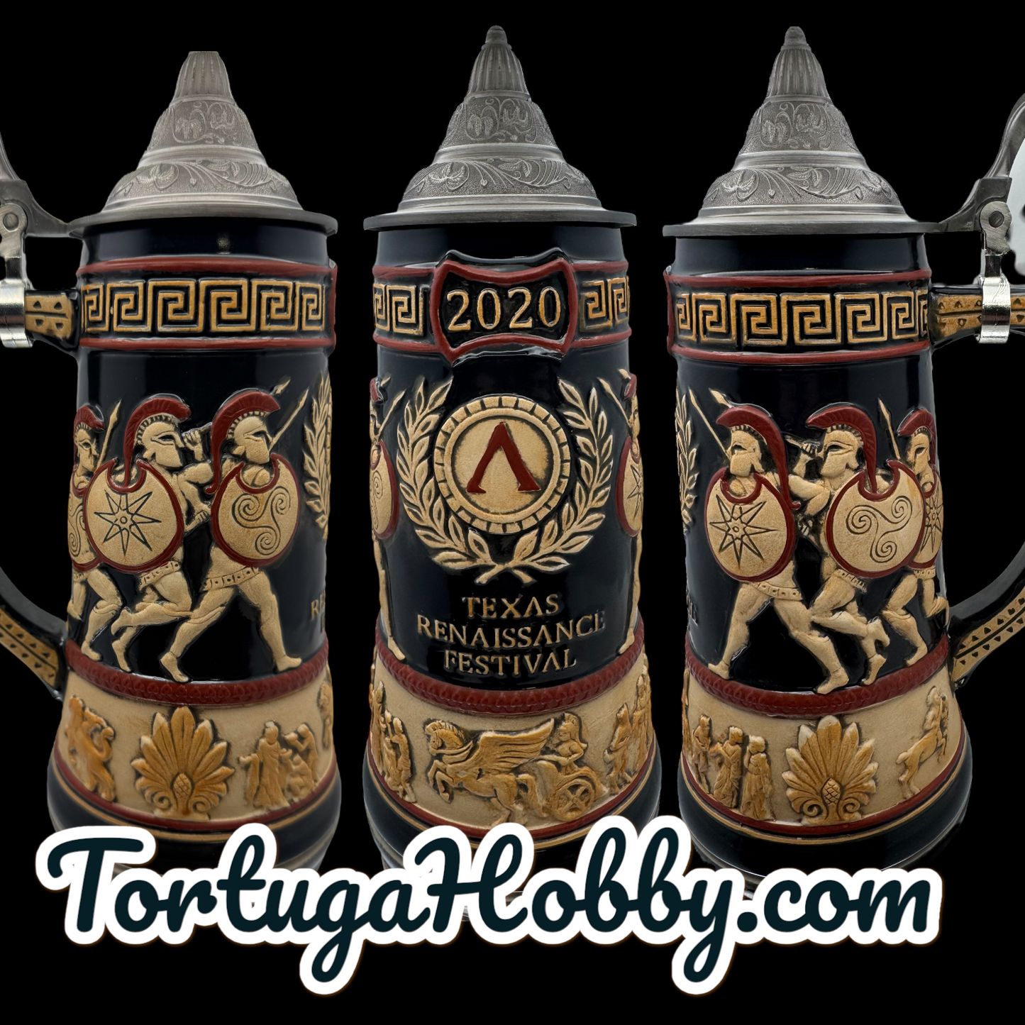 2020 Texas Renaissance Festival Tankard With Pewter Lid - Only 780