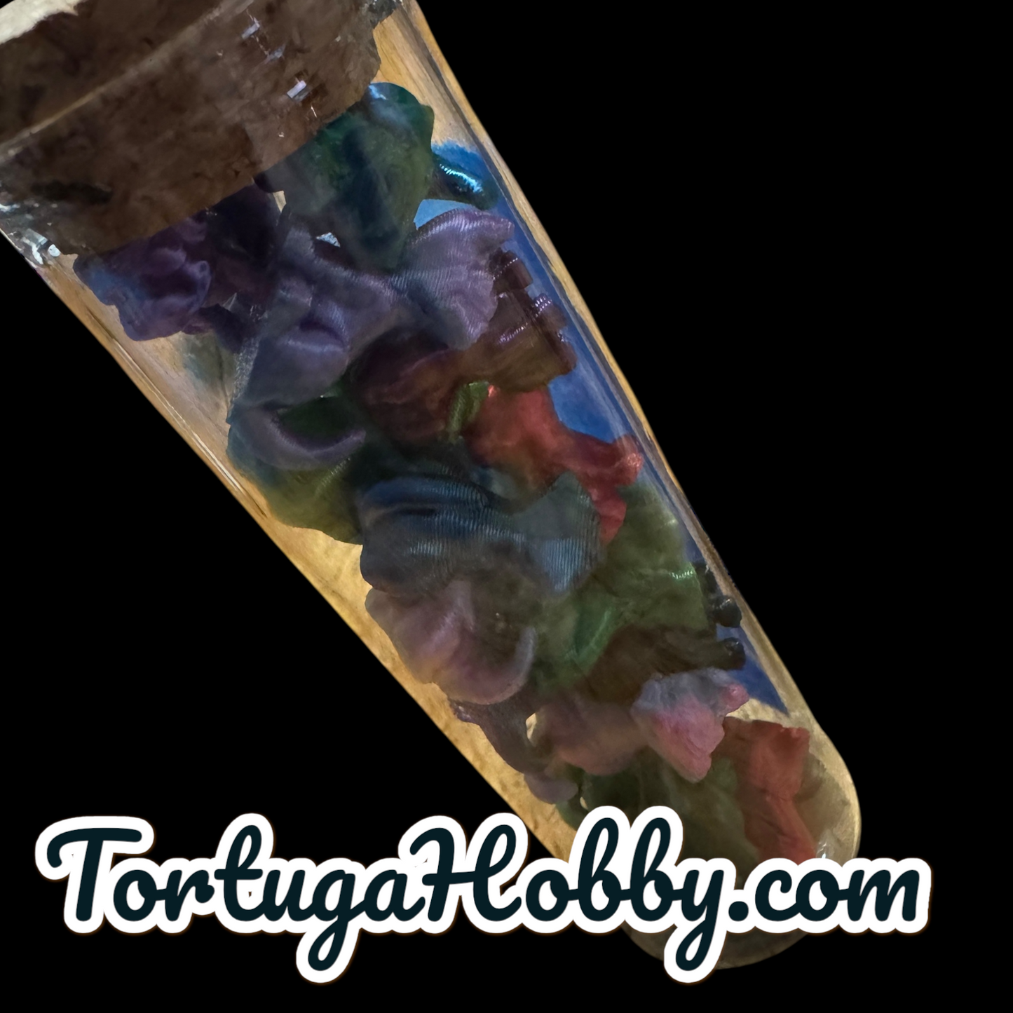 Puppy or Kitten Counters In Glass Vial For All Things Gaming.