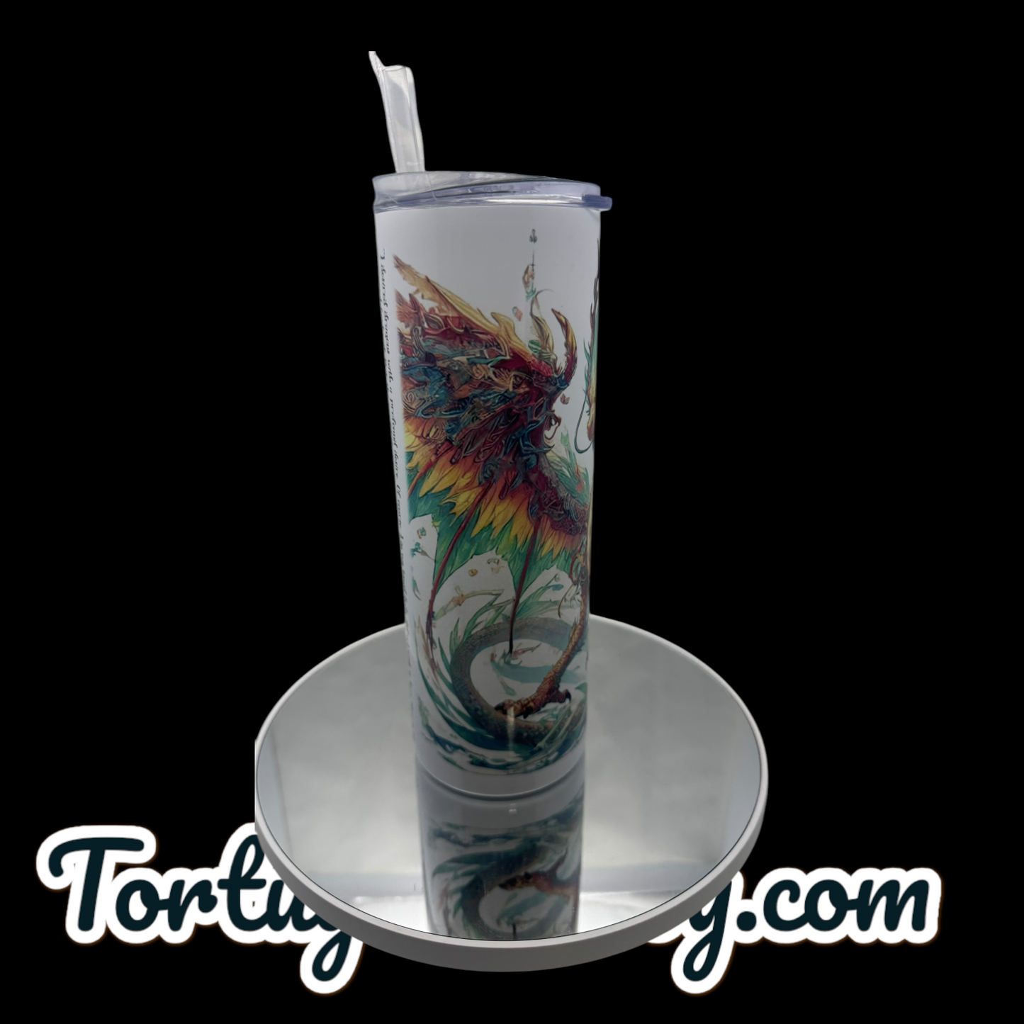 Tumblers - Tolkeins Dragon - Thin Stainless Steel 20oz Tumbler