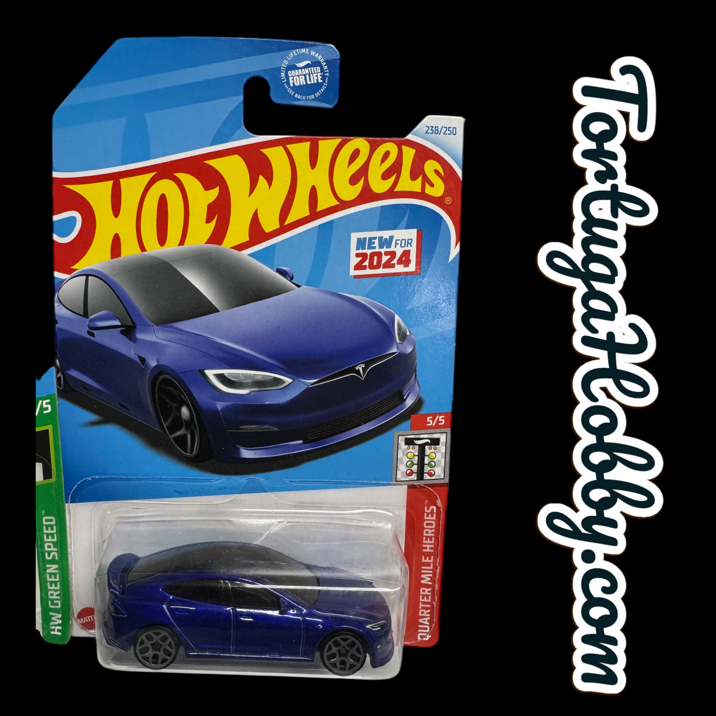 2025 - Hot Wheels - 3 Car Set - Electric EV - Tesla Plaid And Tesla Cyber Truck