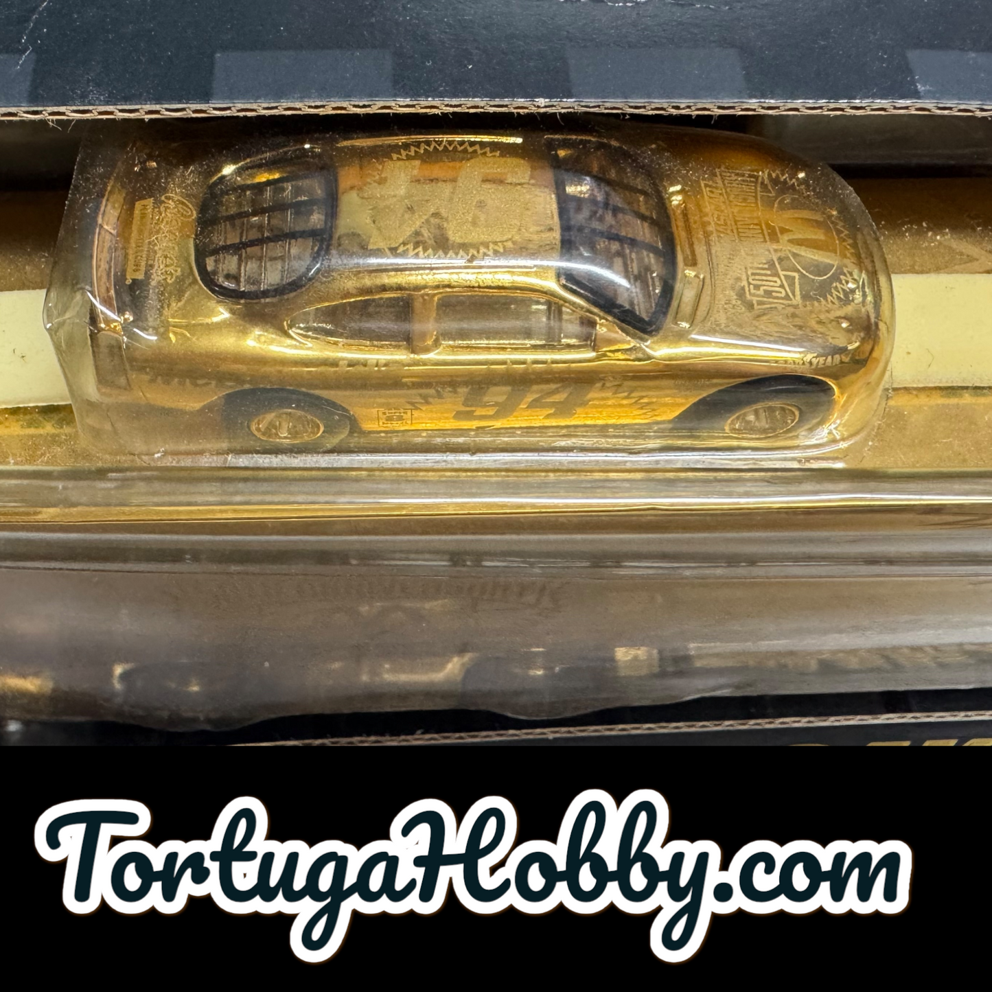 1998 Racing Champions 1:64 Nascar gold Diecast Transporter Truck Car Bill Elliott #94