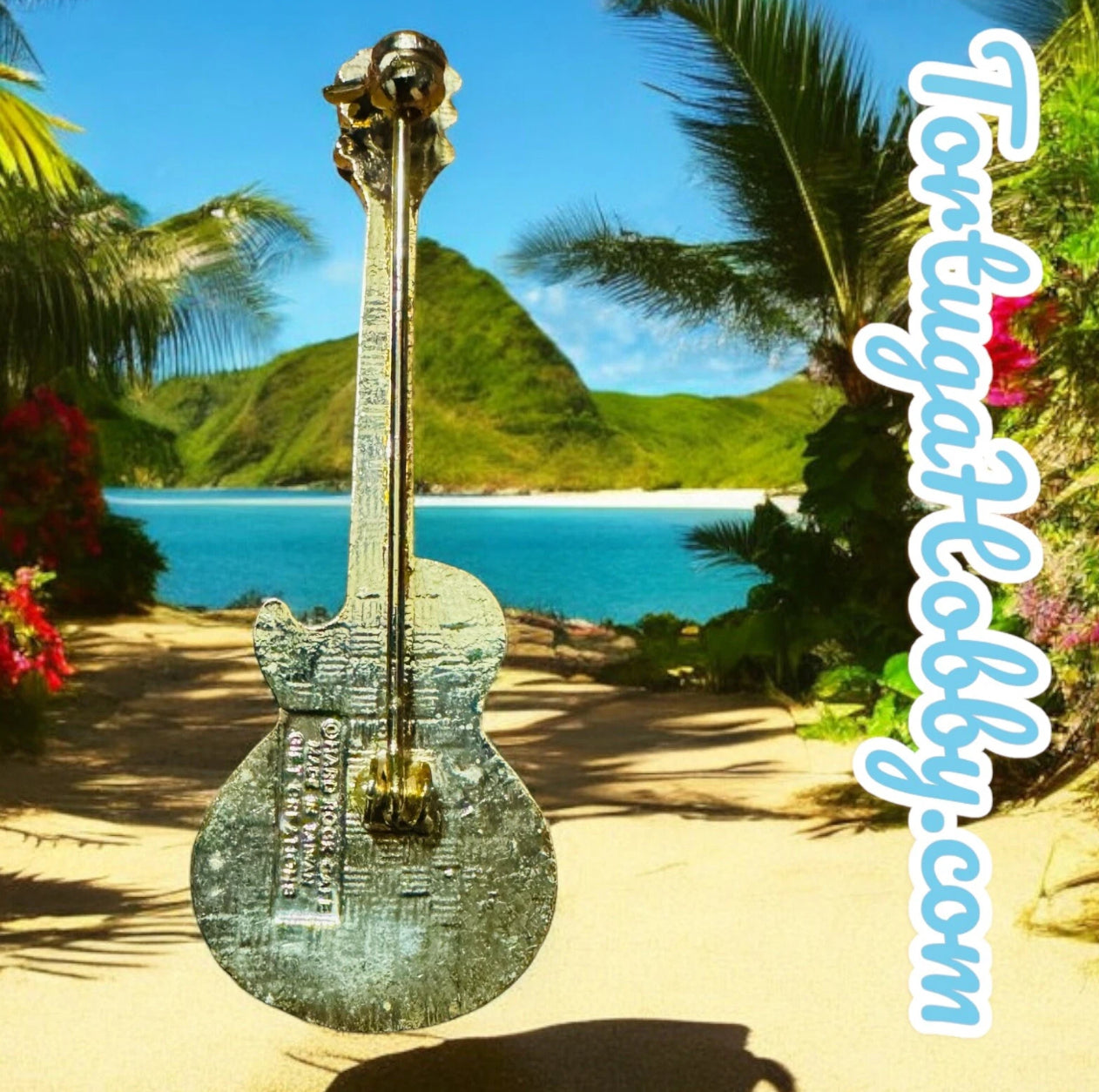 1987 - Hard Rock Cafe - Maui - Classic Guitar Pin - Maui HRC is Now Closed!