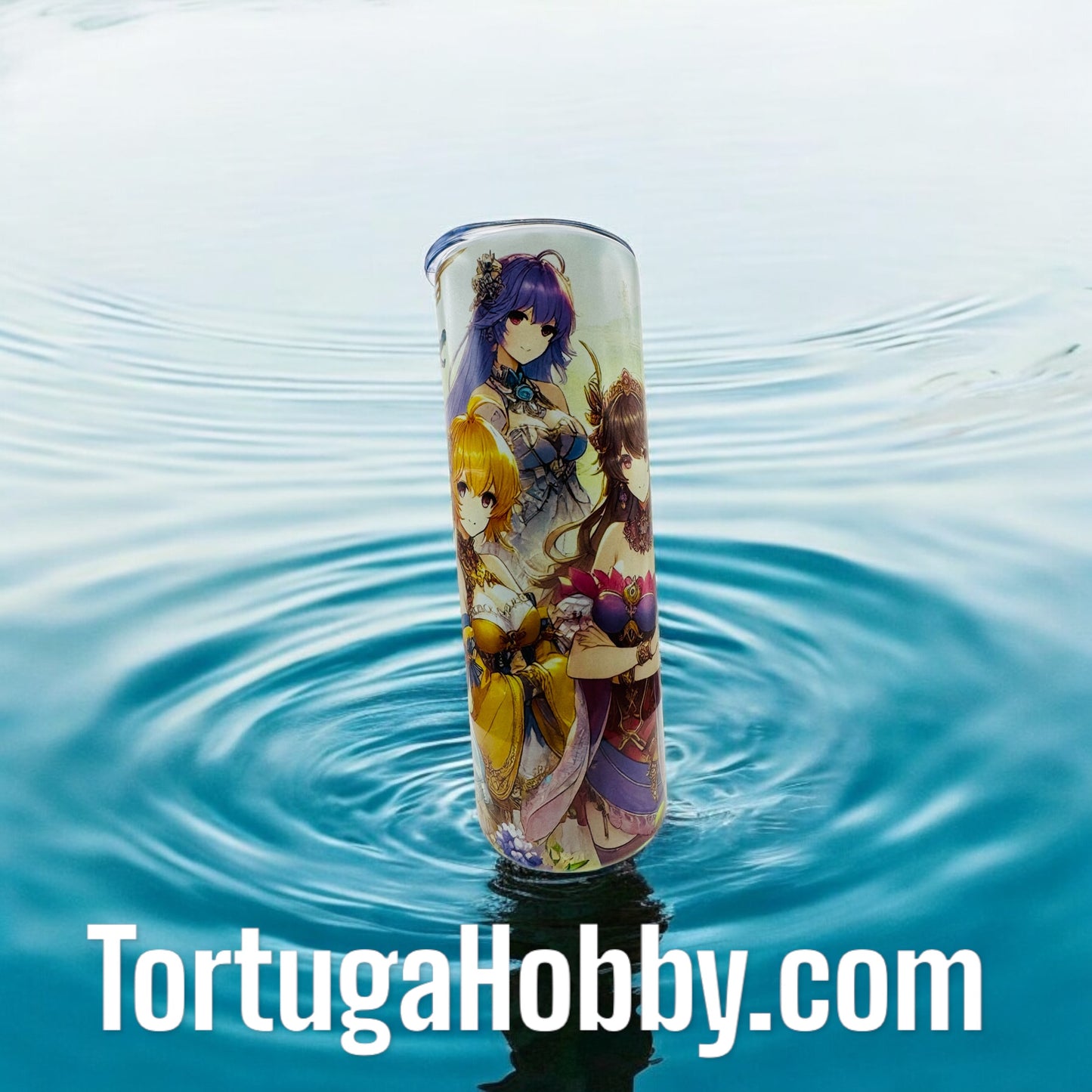 Tumblers - Anime Trouble Brewing Thin Stainless Steel 20oz Tumbler - Free Customization