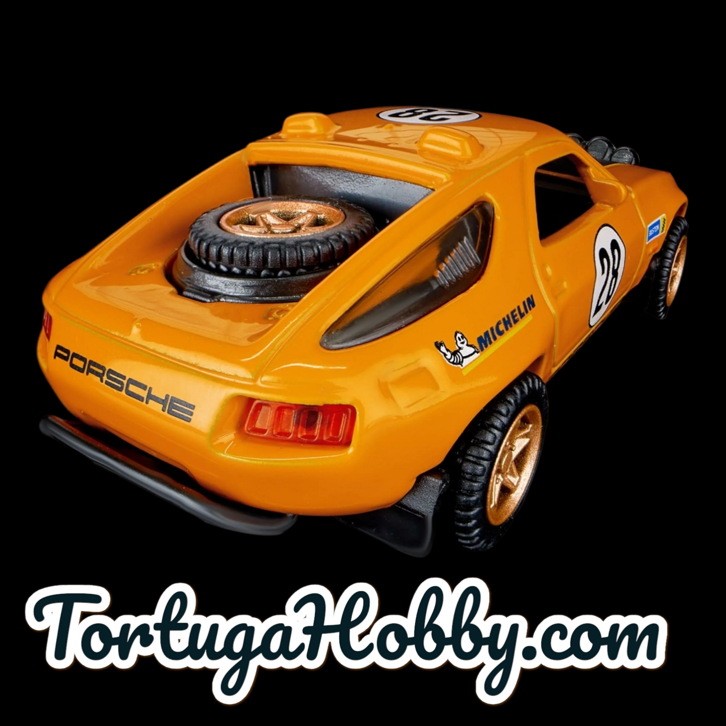 Hot Wheels Porsche 928 Safari Orange Elite 64