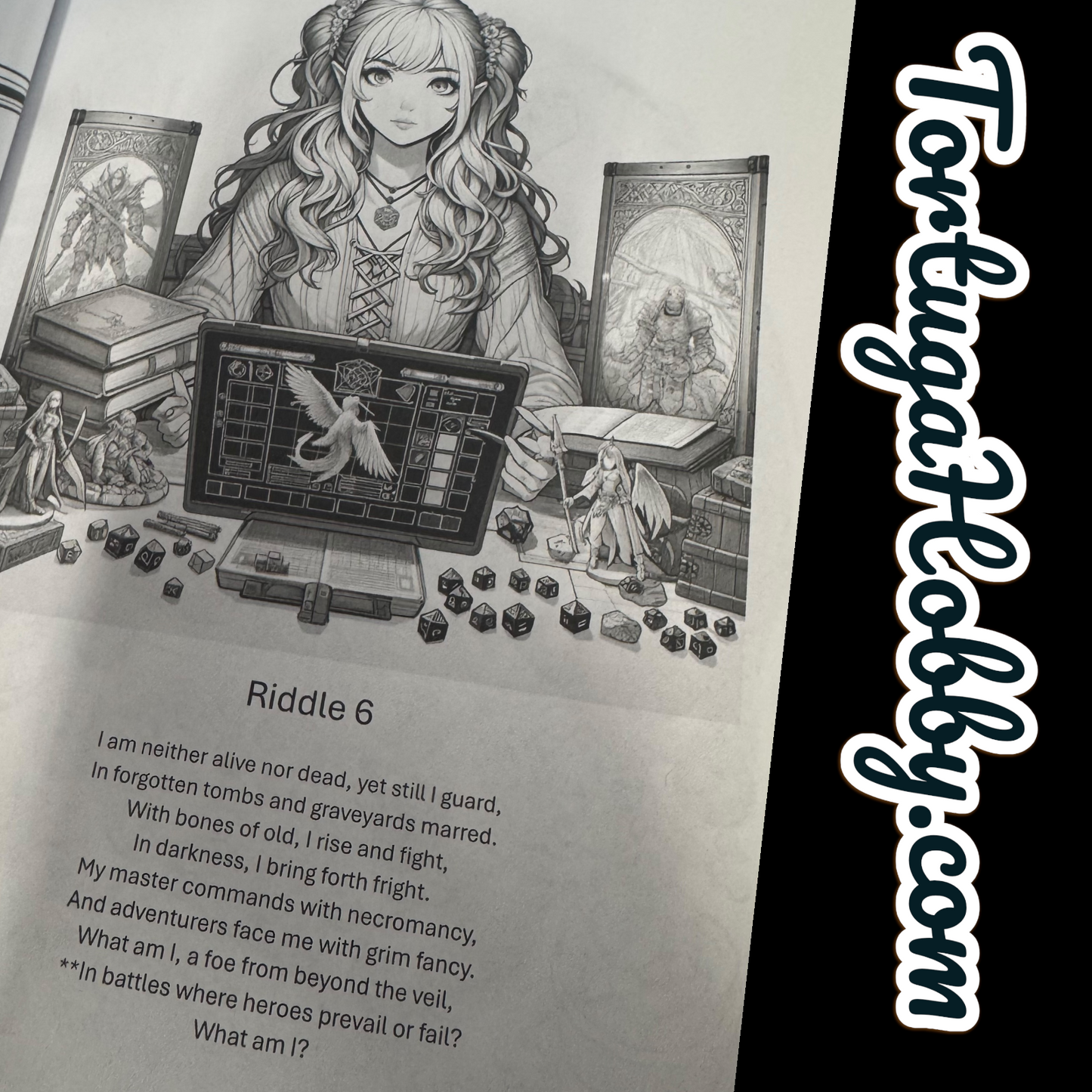 Dungeon Masters Coloring Book. 100+ Pages.