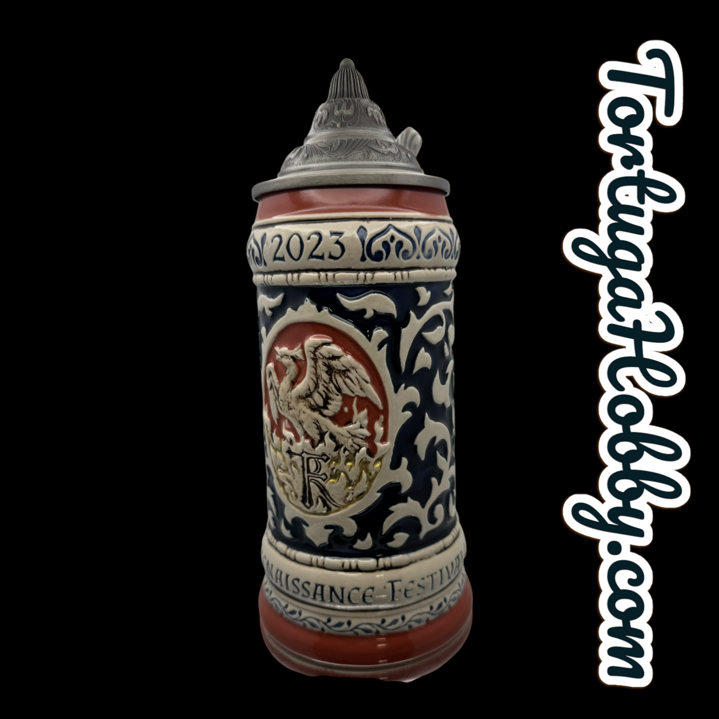 2023 Texas Renaissance Festival Tankard With Pewter Lid - Only 900