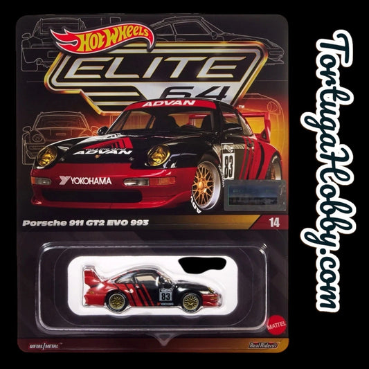 2025 - RLC Hot Wheels Elite 64 Porsche 911 GT2 EVO 993 Absolutly Beautiful Art!