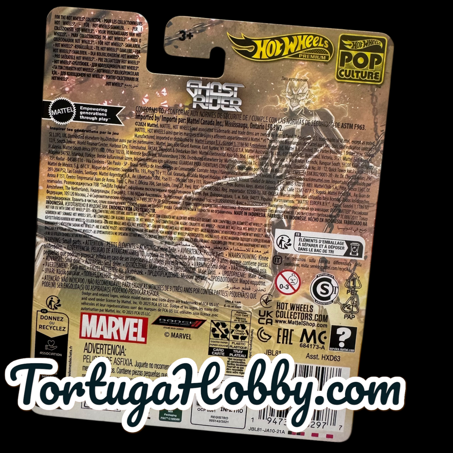 2025 - Mattel Hot Wheels Pop Culture - Marvel - GHOST RIDER CHARGER