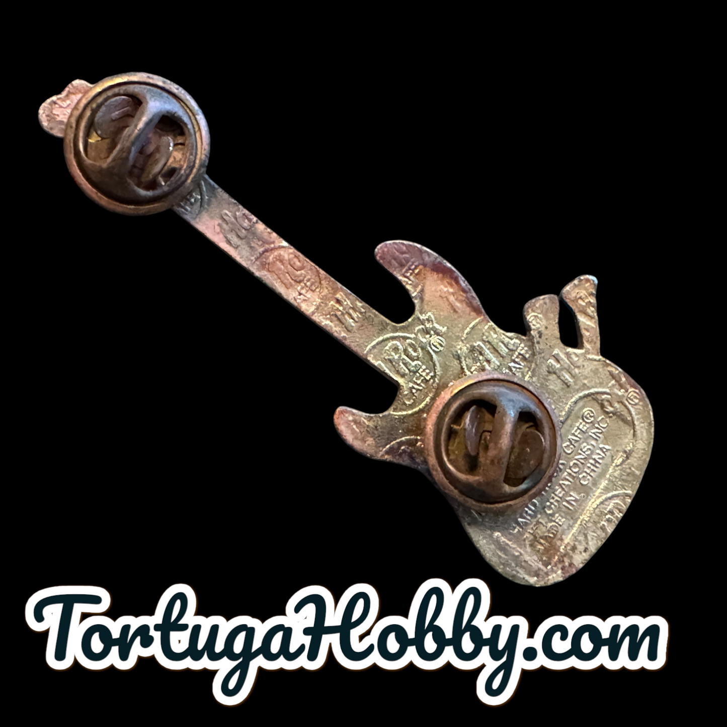 1992 - Hard Rock Cafe - Edinburg - Guitar Shaped Collectible Souvenir Pin