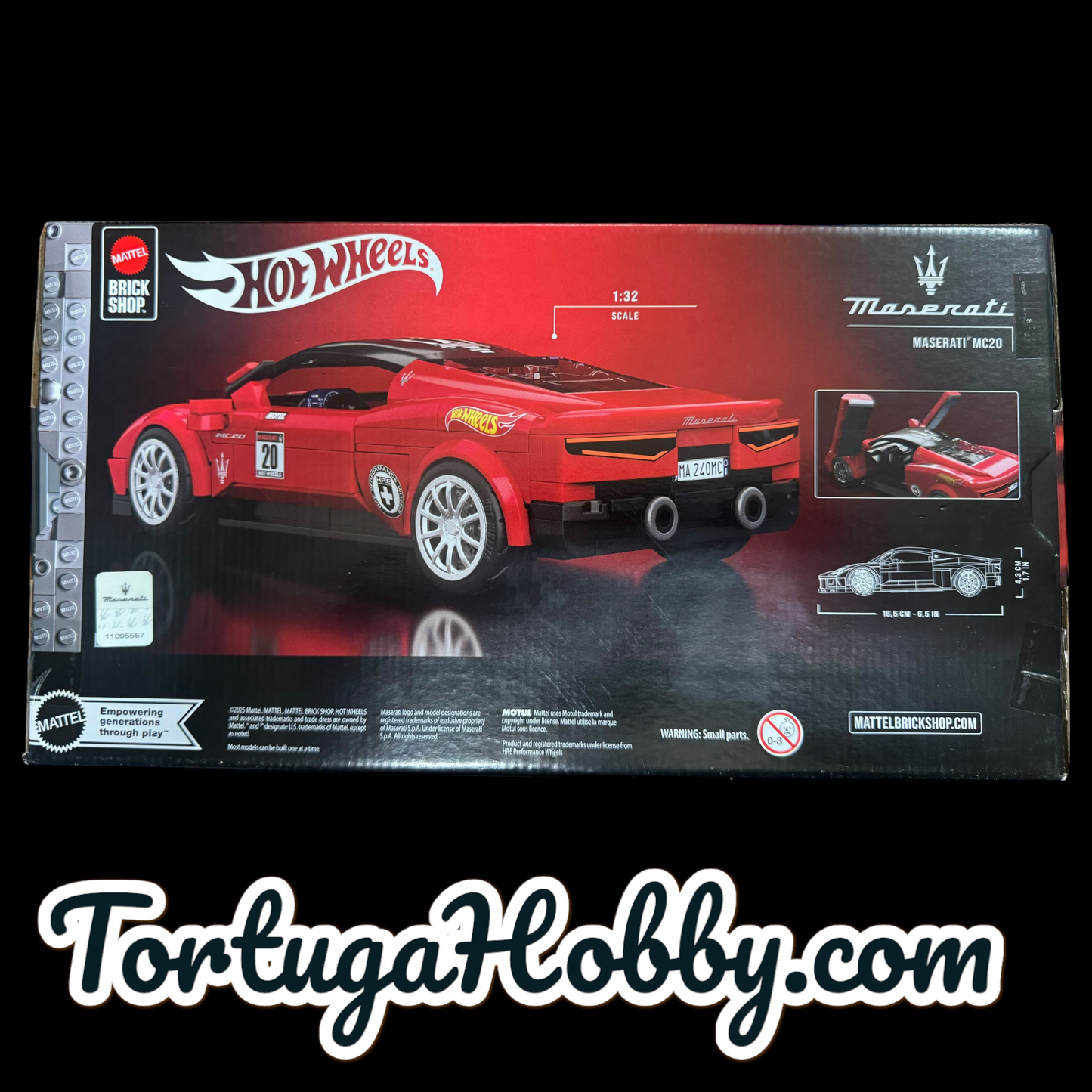 2025 - Hot Wheels 1:43 Maserati Brick Shop - With Exclusive 1:64 Red Maserati