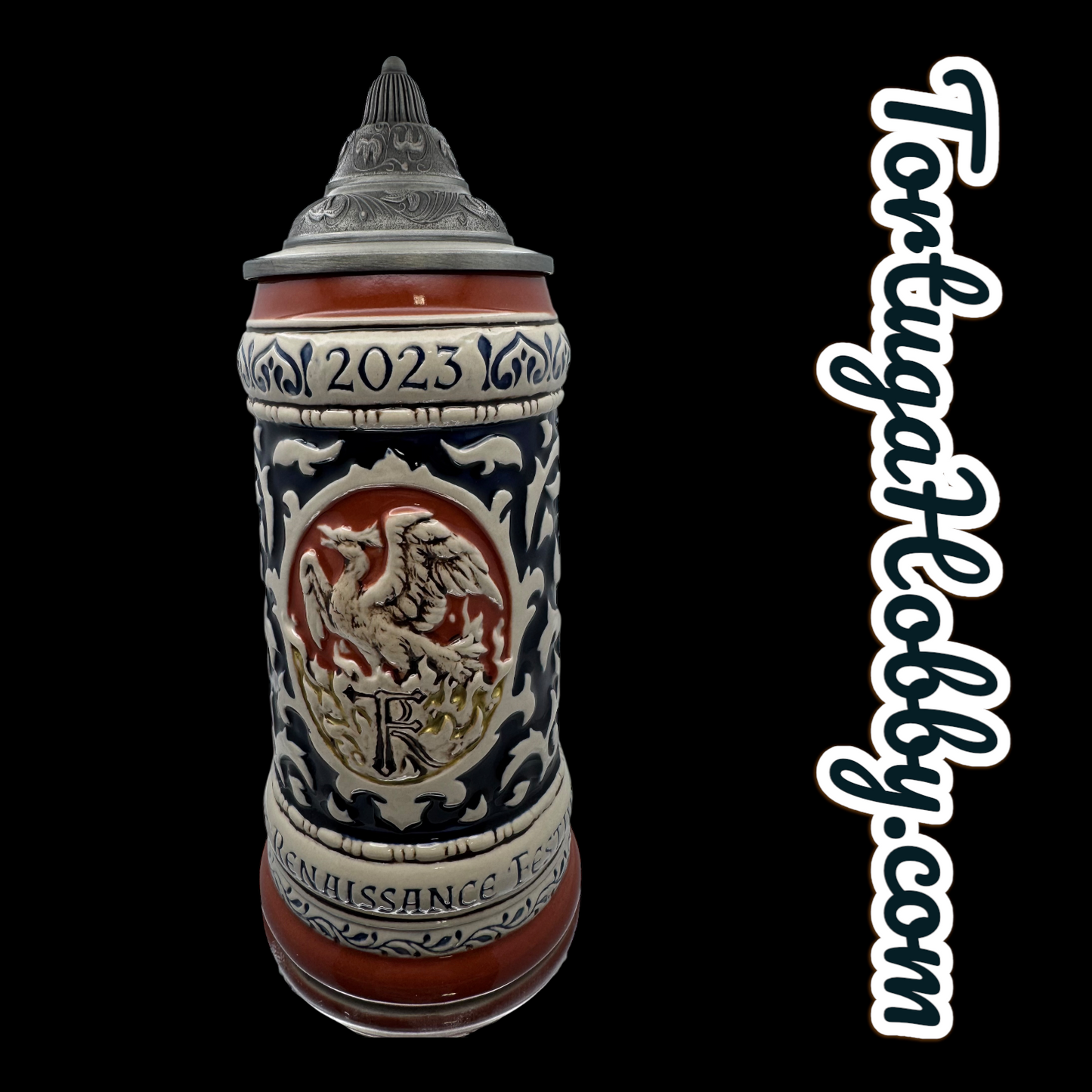 2023 Texas Renaissance Festival Tankard With Pewter Lid - Only 900