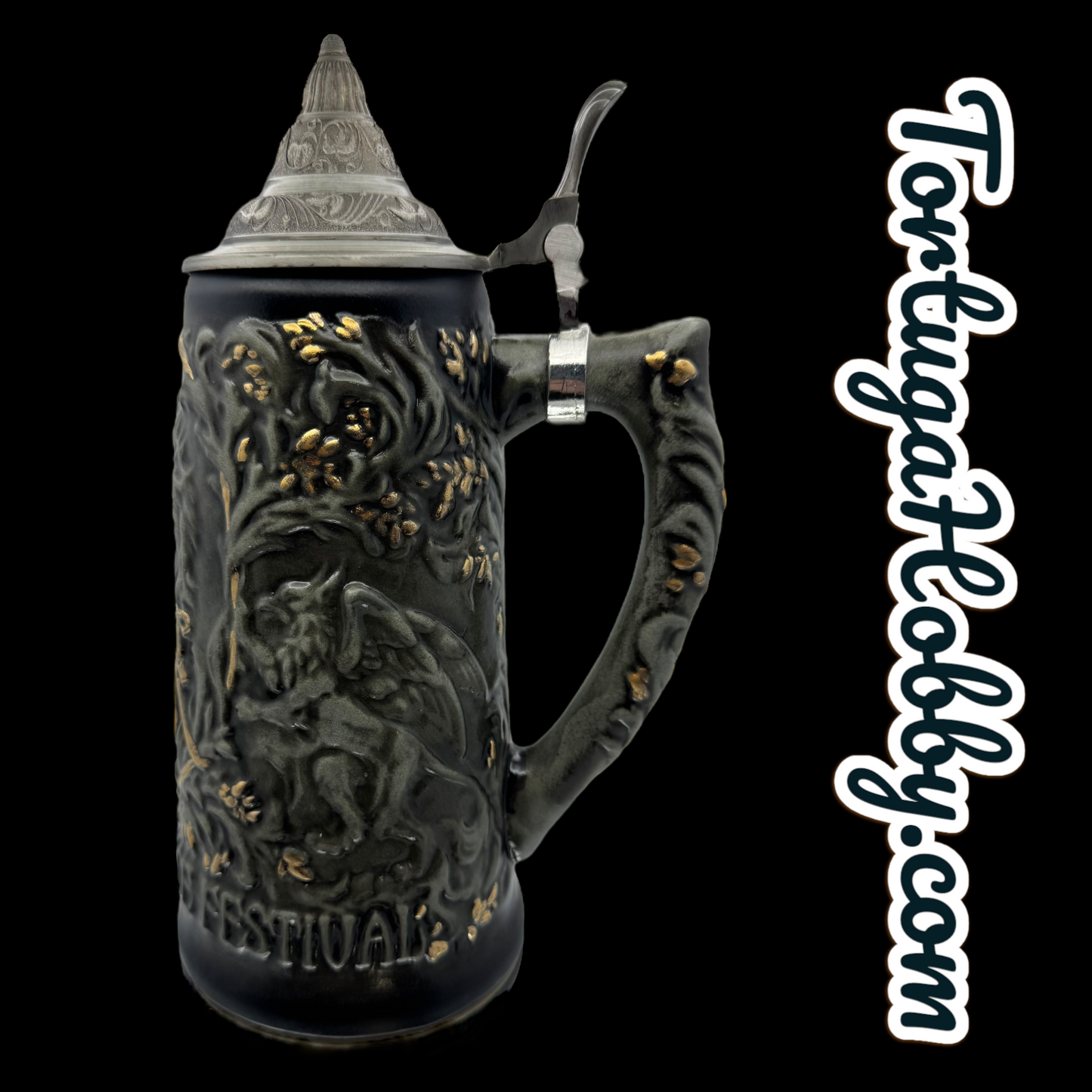 2022 Texas Renaissance Festival Tankard With Pewter Lid - Only 780