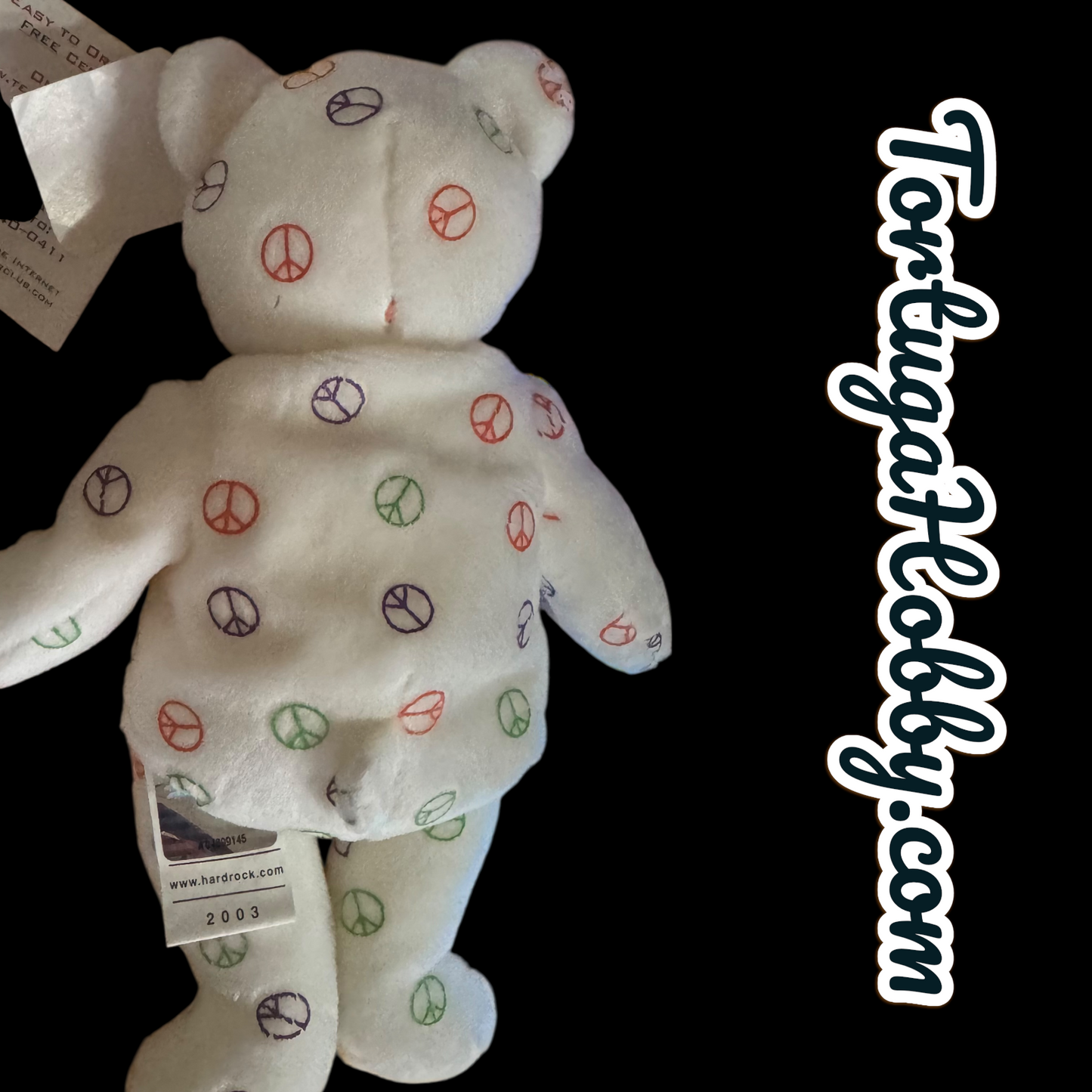 2003 - Hard Rock Café Bear - Boston - Peace Bear