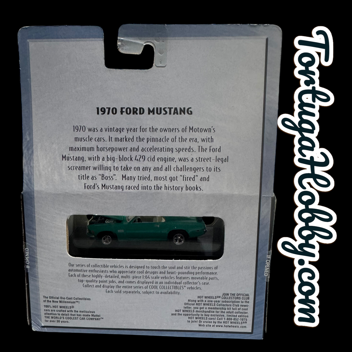 2000 - Hot Wheels #29695 Hot Wheels Collectible - 1970 Ford Mustang Boss 429