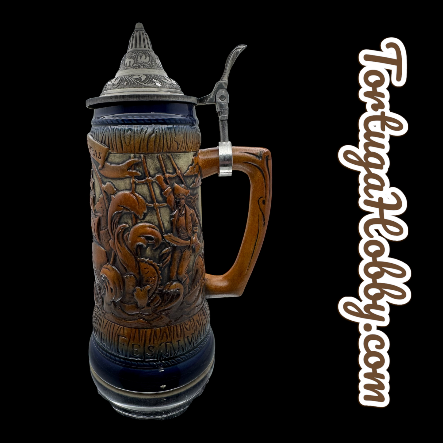 2019 Texas Renaissance Festival Tankard With Pewter Lid - Only 780
