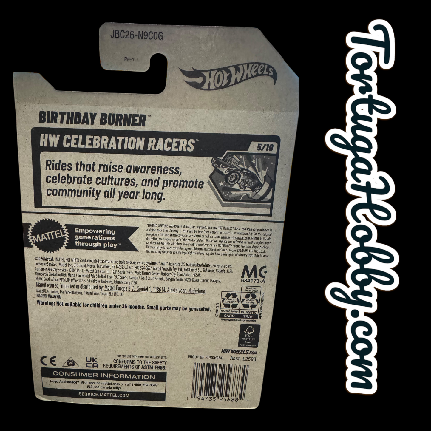 2025 Hot Wheels Happy Birthday Burner #143 Treasure Hunt