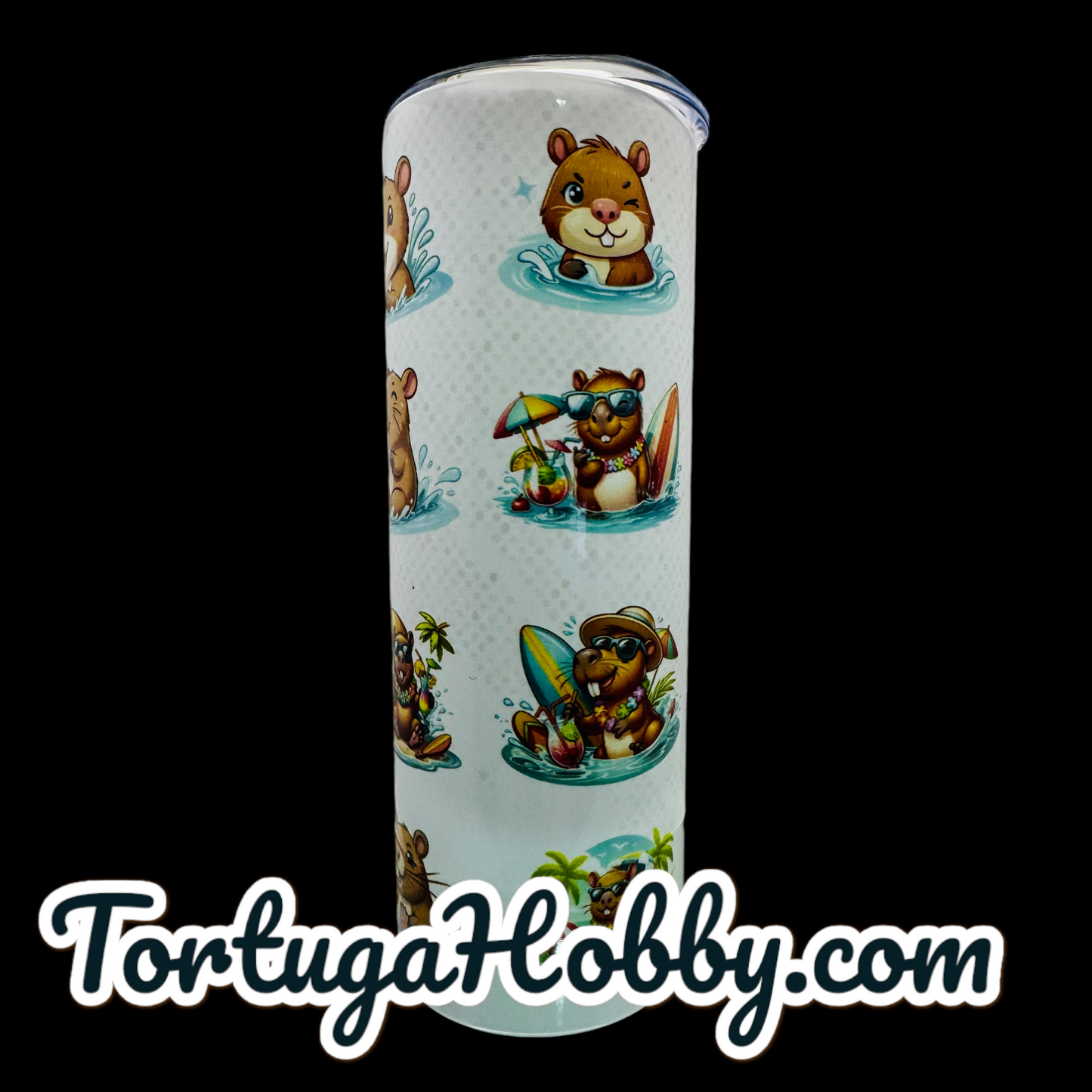 Tumblers - Capybaras - Thin Stainless Steel 20oz Tumbler