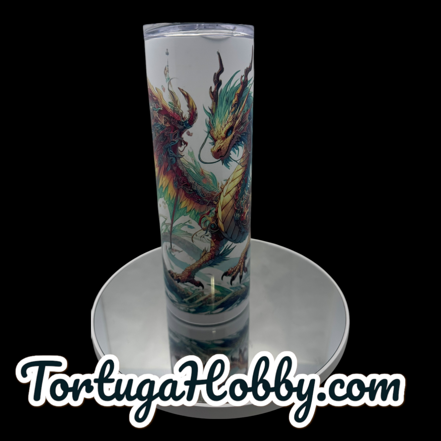 Tumblers - Tolkeins Dragon - Thin Stainless Steel 20oz Tumbler