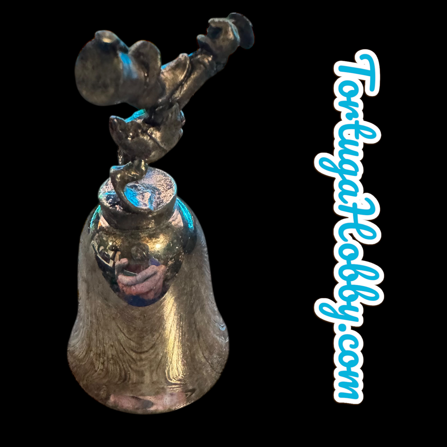 1987 - Disney New England Collectors Society - Silver Plated Bell - Donald Duck