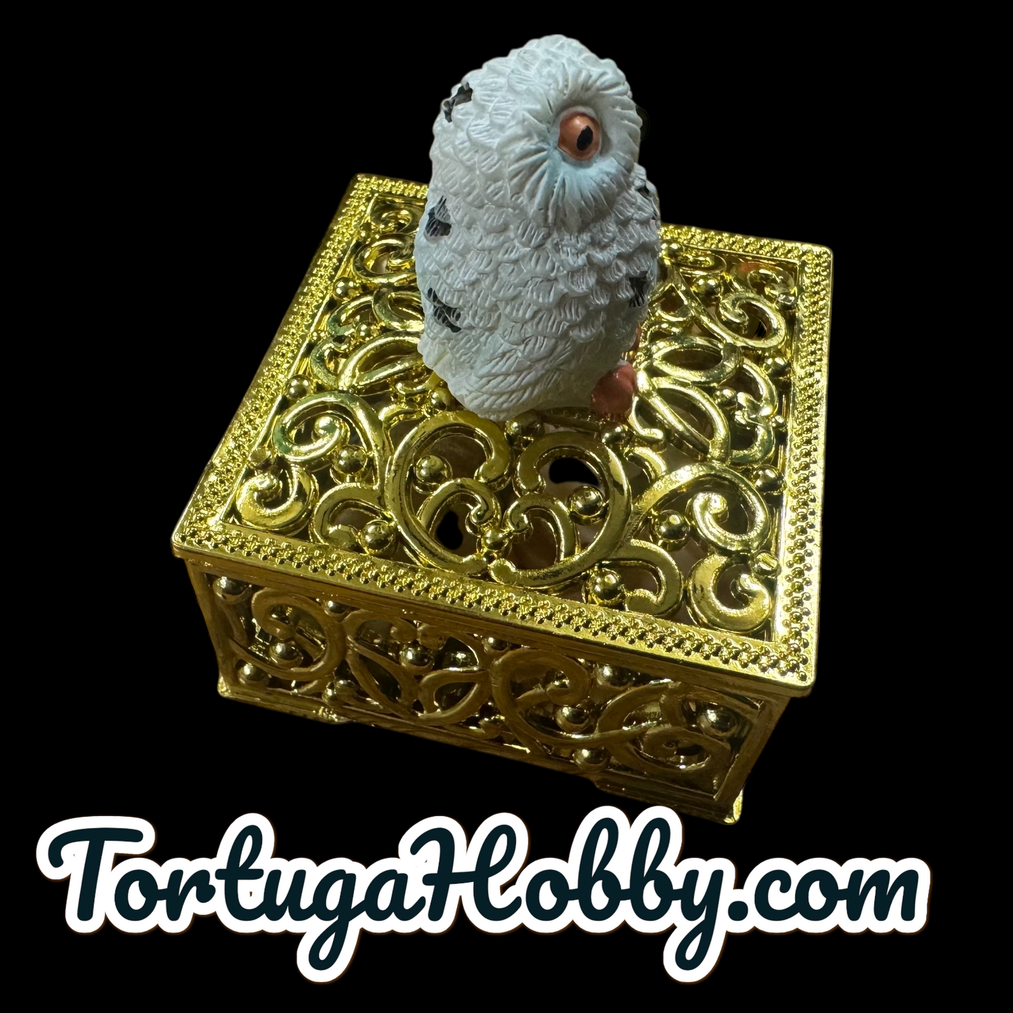 10pc Owl Counters in Golden Box Perfect for Unique Game Night - CCG - Role Play