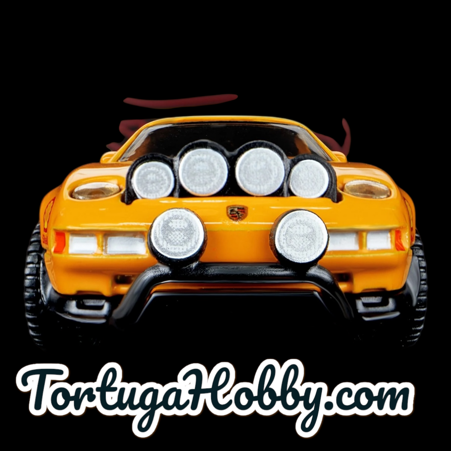 Hot Wheels Porsche 928 Safari Orange Elite 64