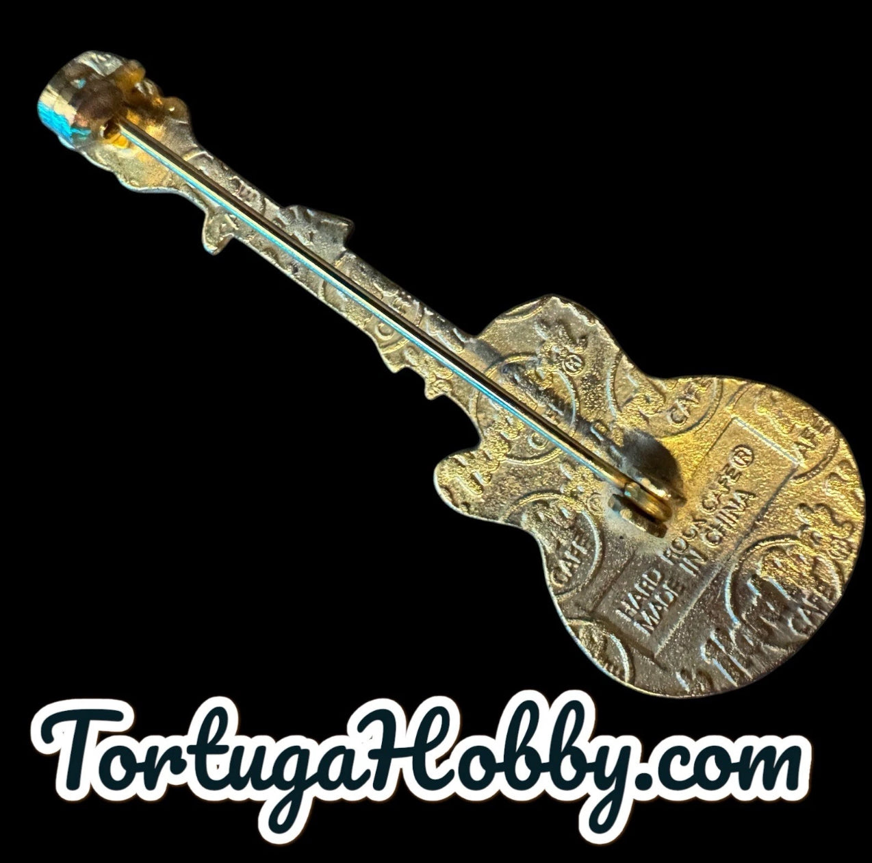 1998- Hard Rock Cafe - Cleveland - Classic Guitar Music Notes Pin