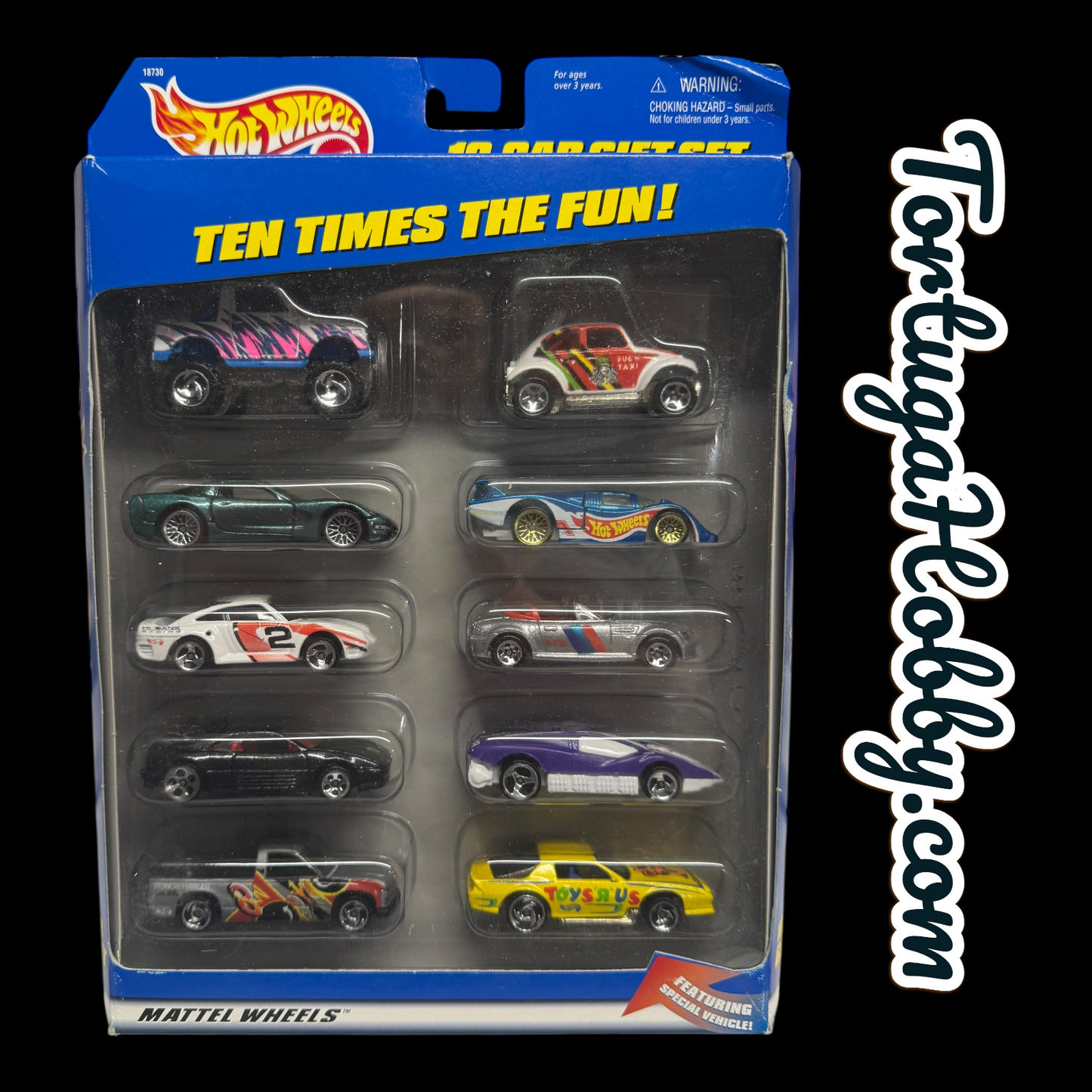 1997 - Hot Wheels Toys 'R Us 10-Car Gift Set - Special Edition #1 Of 3 Sets