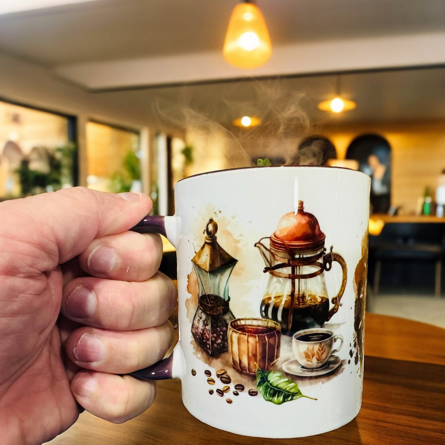 Mugs - Coffee Is Always a Good Idea Mug - Watercolor Artistic Cup