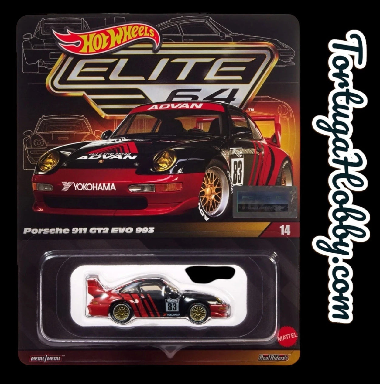 2025 - RLC Hot Wheels Elite 64 Porsche 911 GT2 EVO 993 Absolutly Beautiful Art!