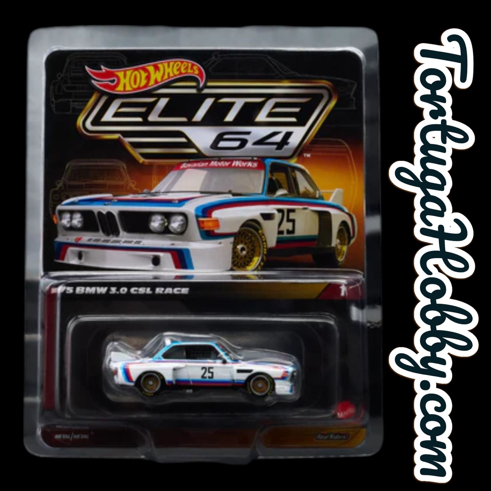 2025 - Hot Wheels Elite 64 1975 BMW 3.0 CSL Race Elite – Tortuga