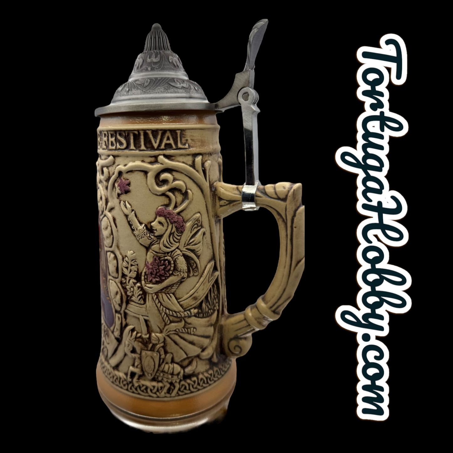 2024 Texas Renaissance Festival Tankard With Pewter Lid. - Real Musgrave