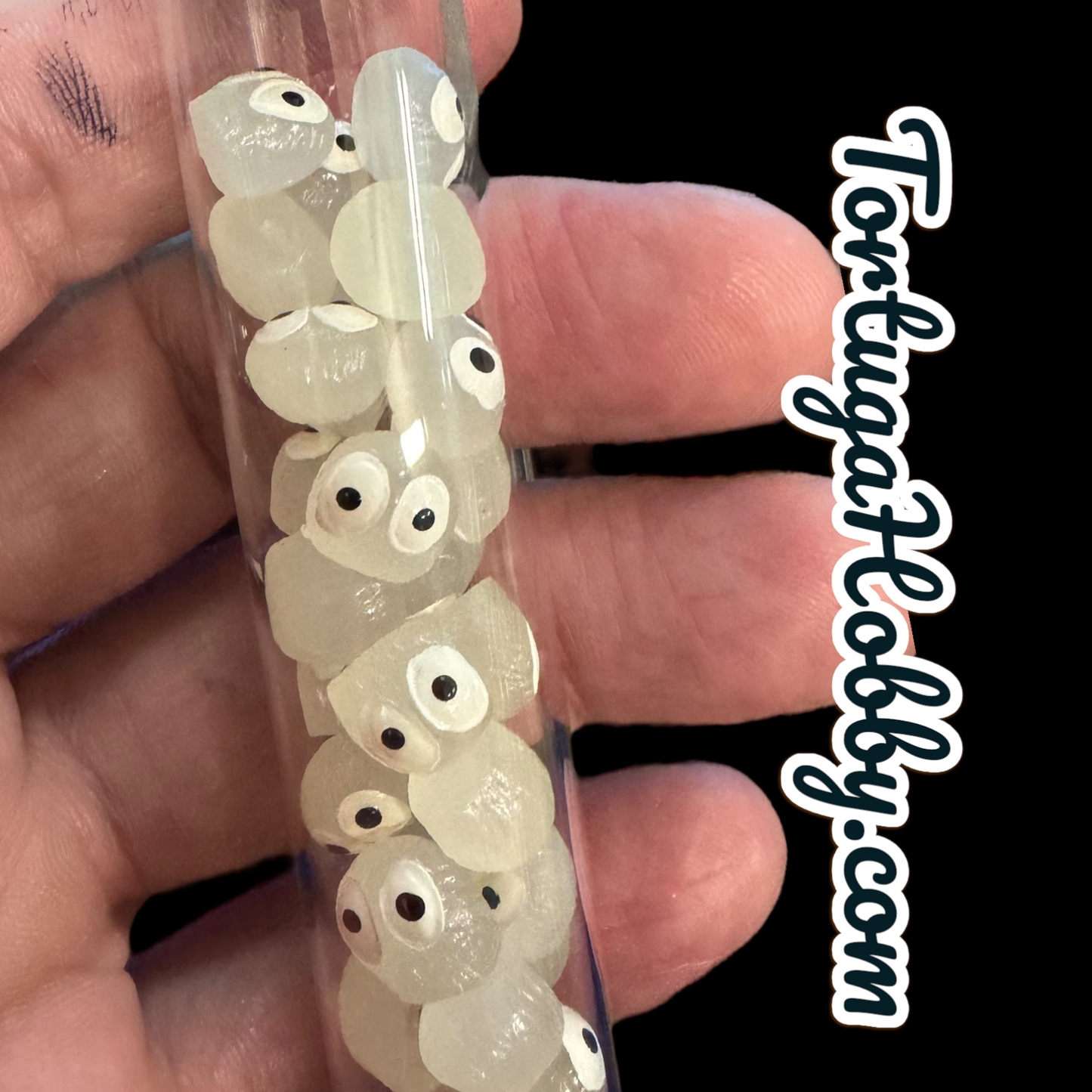 Unique Ghost Counters for CCG, TCG, Role-Playing and more - All in Glass Tube Set - Make Your Next Game Night Unique