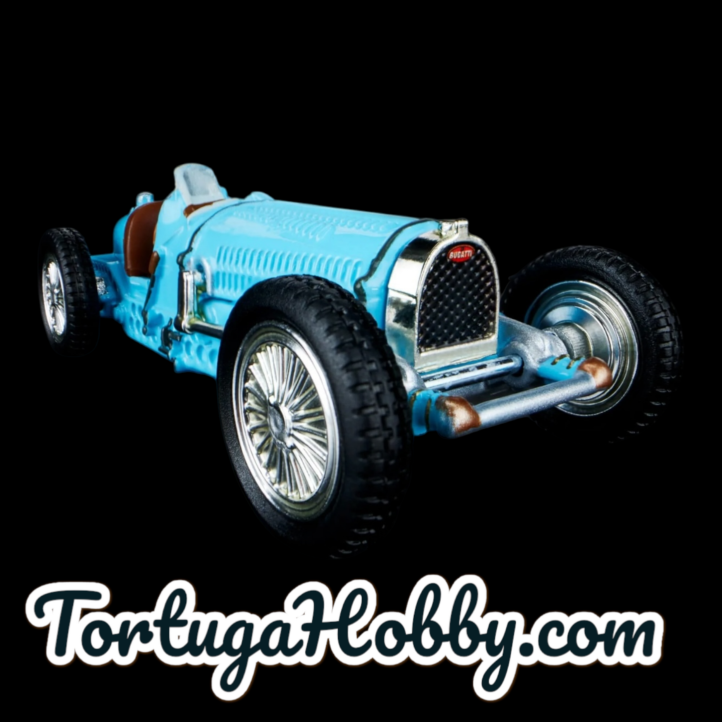 Hot Wheels Elite 64 Bugatti Type 59 Blue