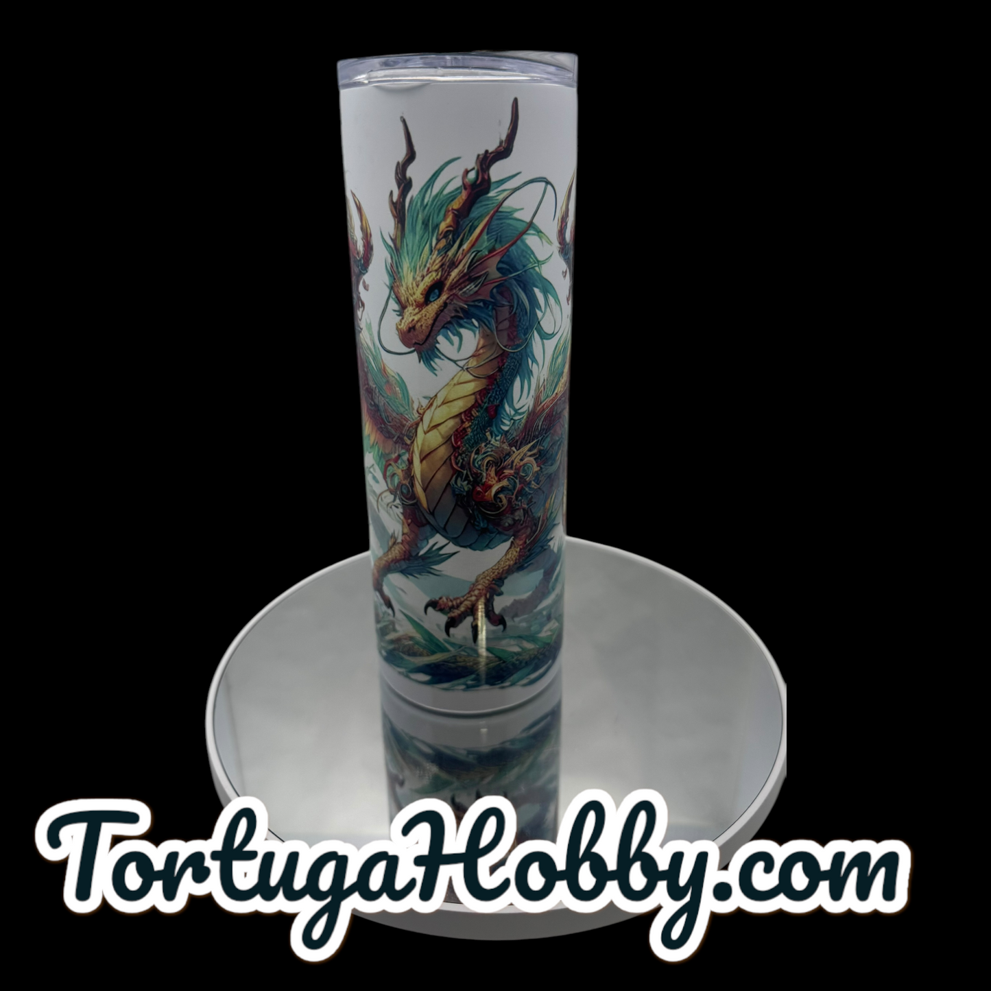 Tumblers - Tolkeins Dragon - Thin Stainless Steel 20oz Tumbler