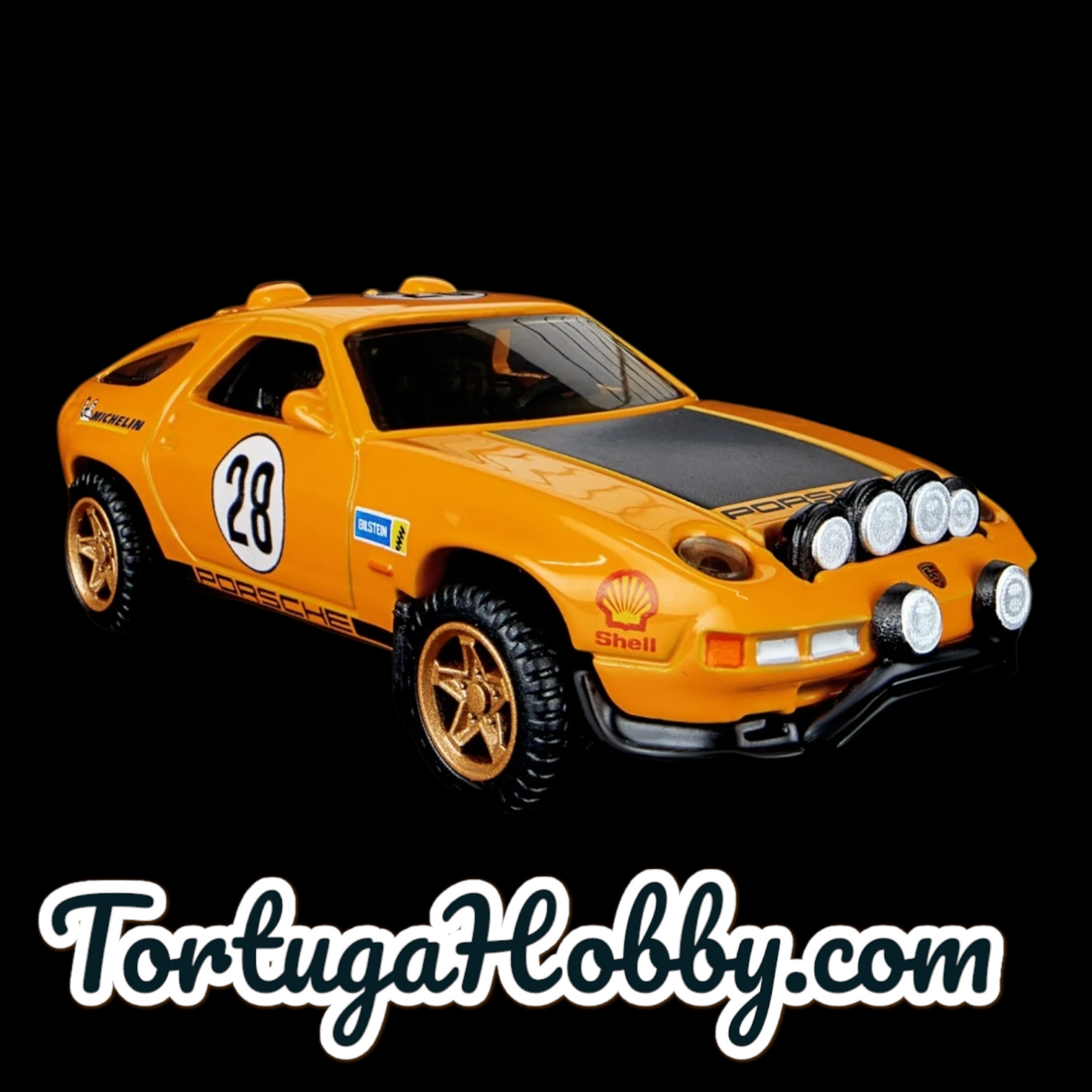 Hot Wheels Porsche 928 Safari Orange Elite 64