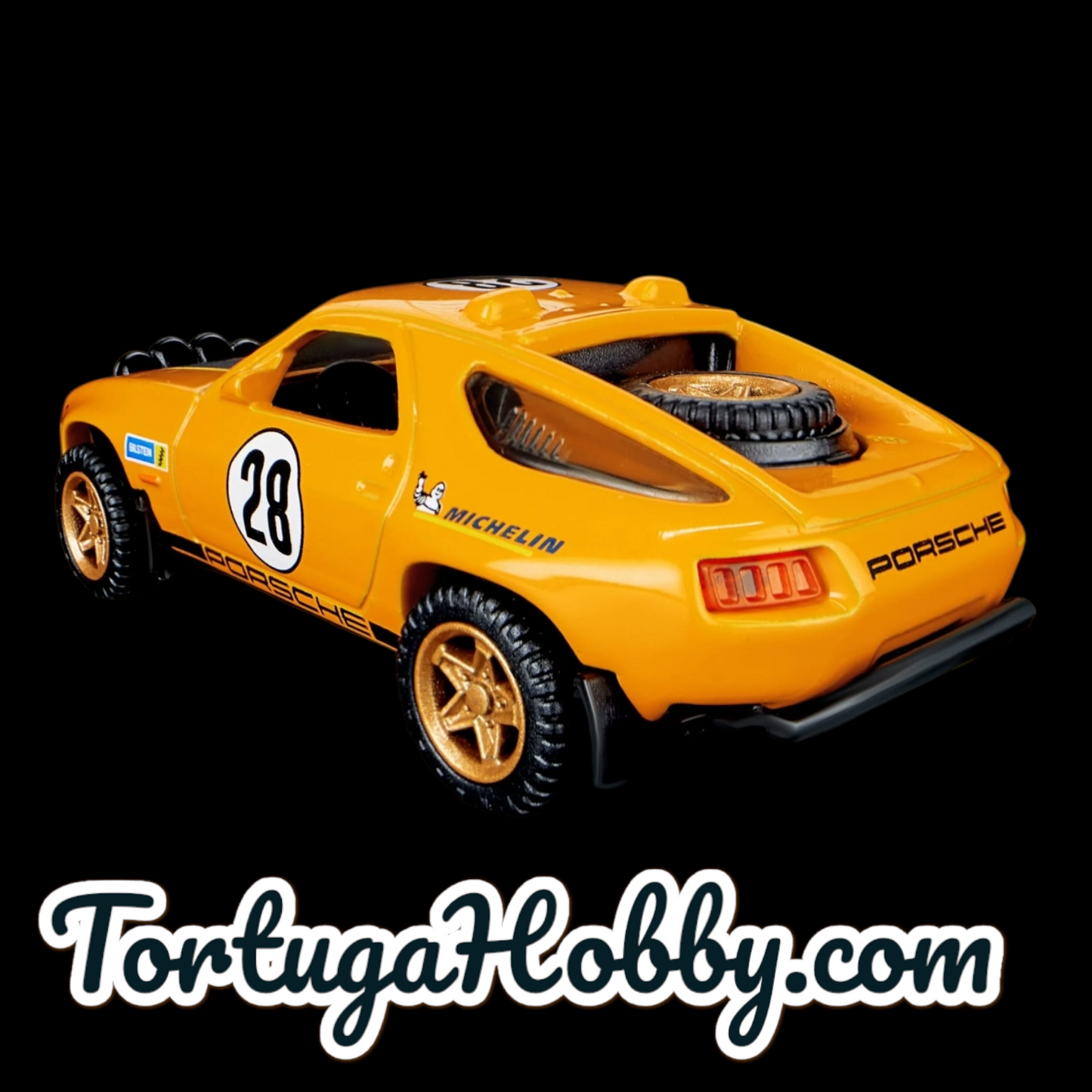 Hot Wheels Porsche 928 Safari Orange Elite 64