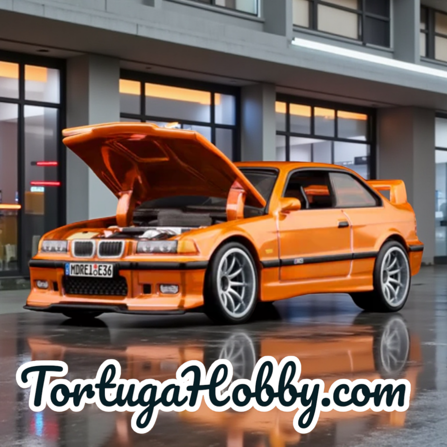 2025 - Hot Wheels - RLC 1995 BMW M3 LTW Bright Orange SPECTRA-FLAME - Redline