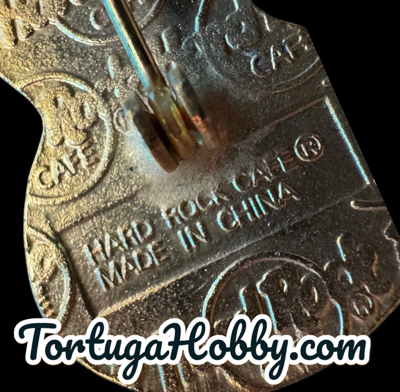 1998- Hard Rock Cafe - Cleveland - Classic Guitar Music Notes Pin
