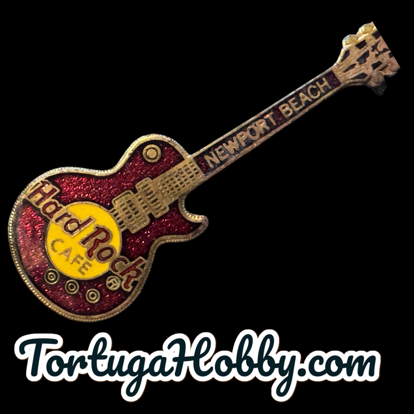 1990 - Hard Rock Cafe - Newport Beach - Classic Guitar Pin