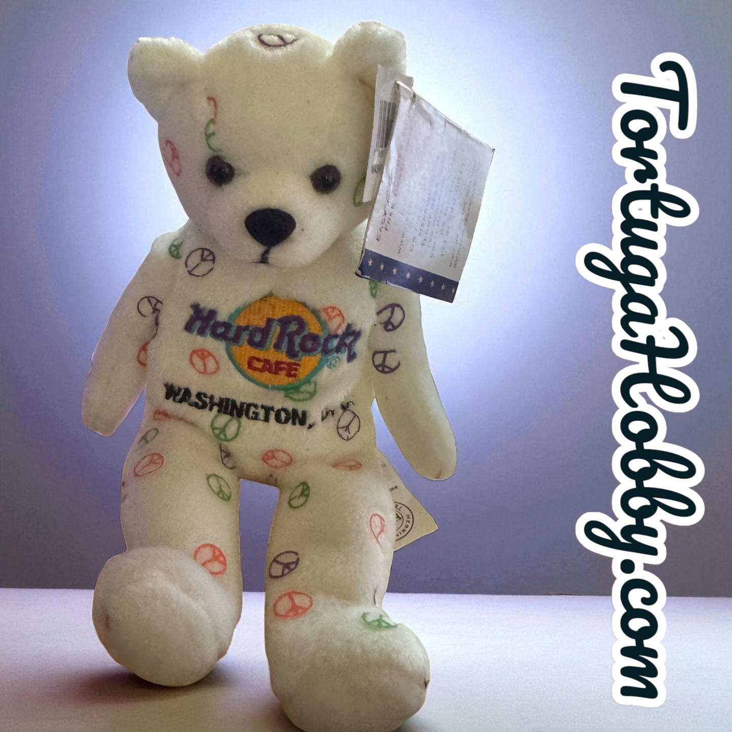 2004 - Hard Rock Café Bear - Washington DC - Peace Beara- Herrington Bear