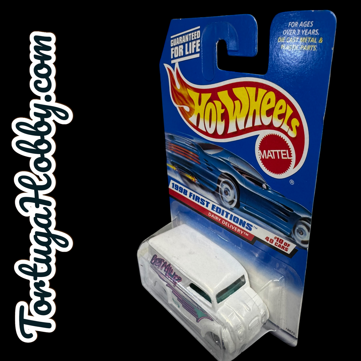 1998 - Hot Wheels - 1998 First Editions - Dairy Delivery - Got Milk?