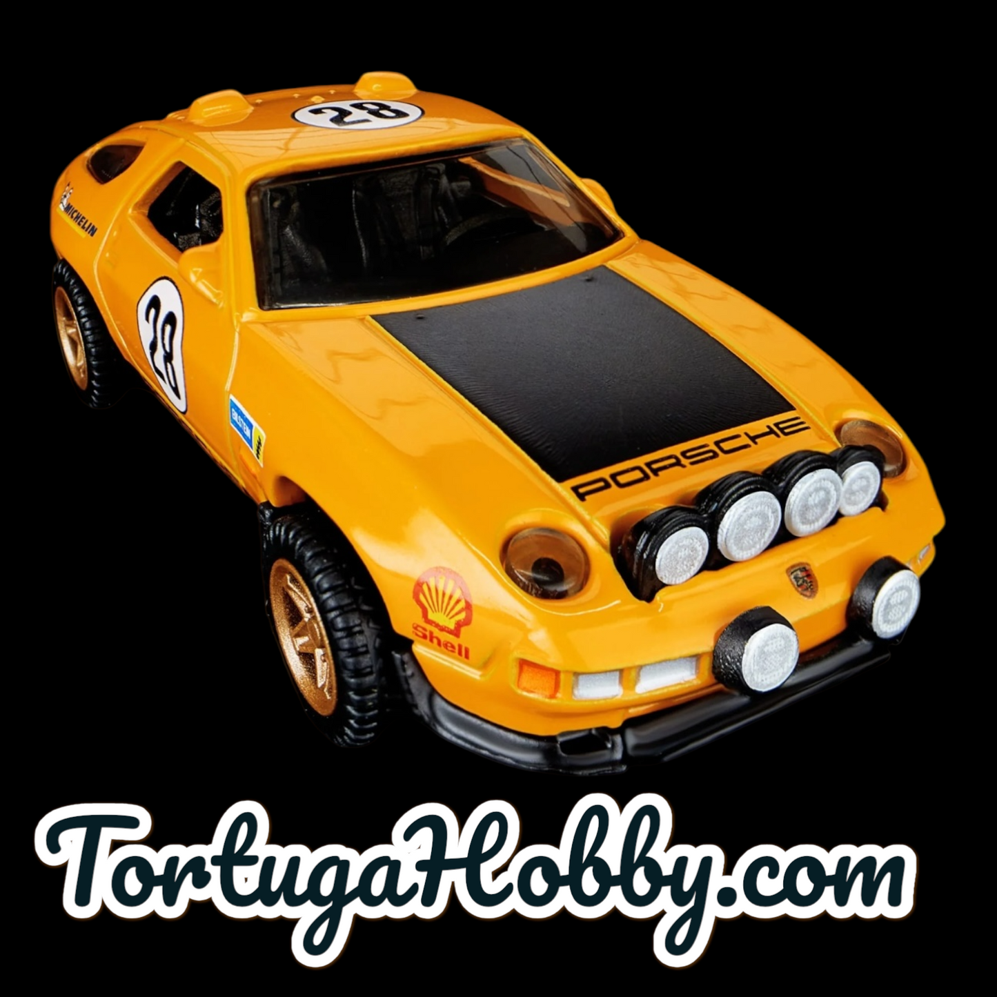Hot Wheels Porsche 928 Safari Orange Elite 64