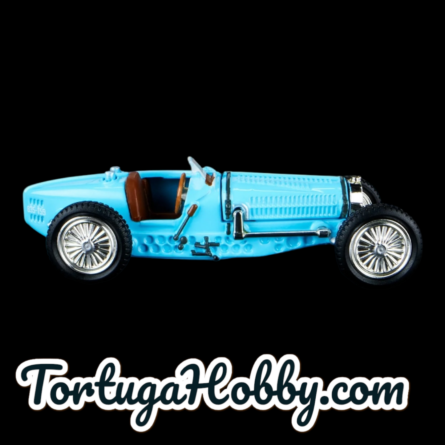 Hot Wheels Elite 64 Bugatti Type 59 Blue