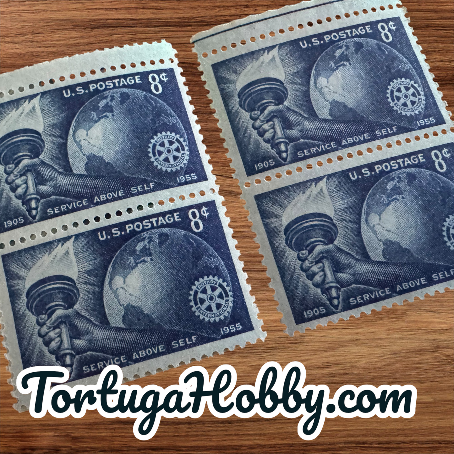 1955 - 50th Anniversary Of Rotary International - Scott #1066 - 8 Cent Stamp