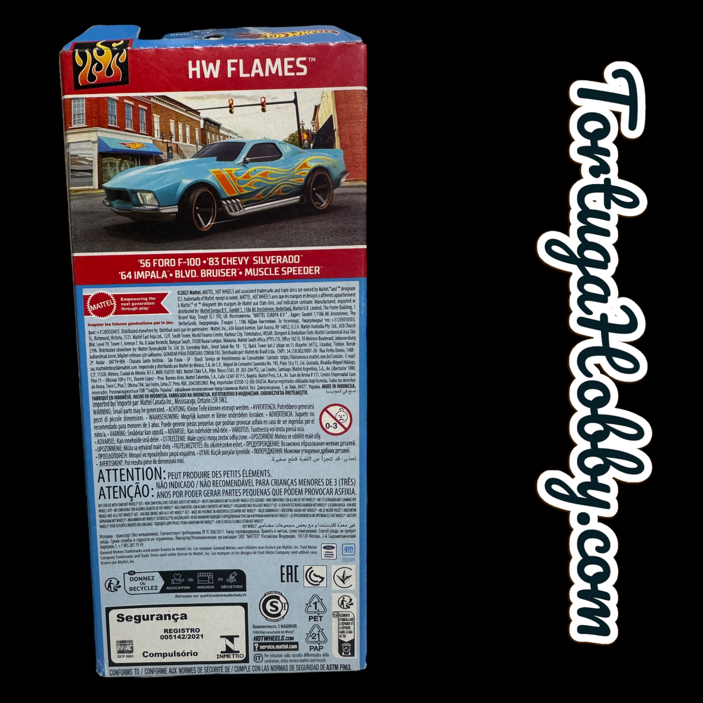 2023 - Hot Wheels Flames 5-car Gift Pack