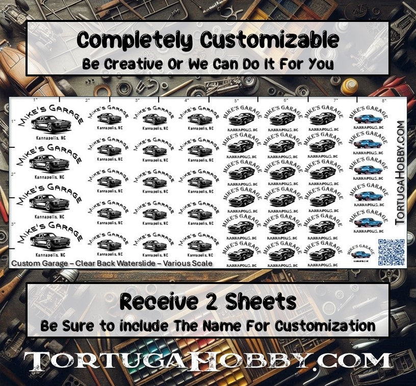Custom Garage Decals - Your Very Own Garage - Totally Your Way
