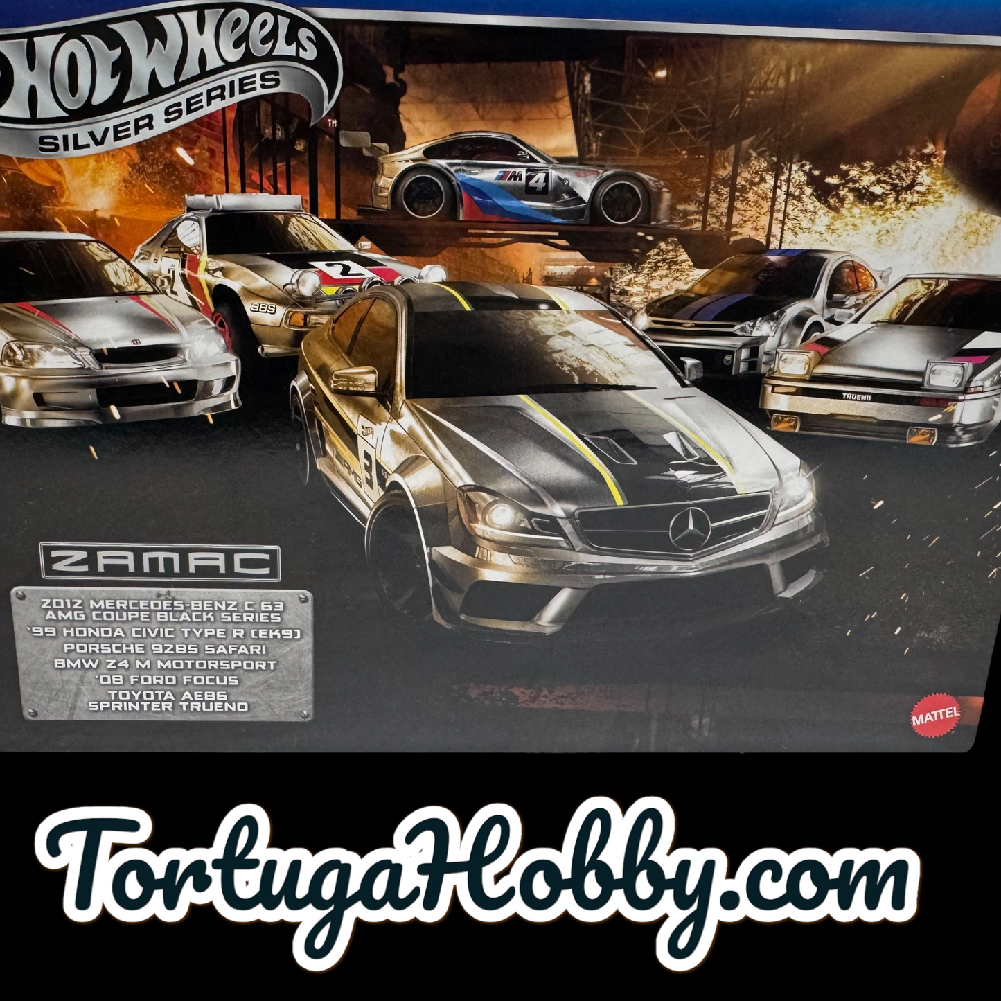 2025 - Hot Wheels Silver 2025 ZAMAC BOX SET Set of 6