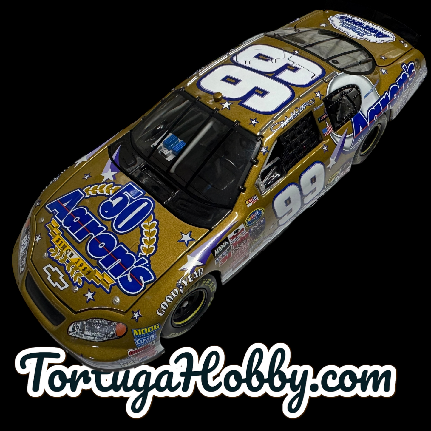 Action Racing NASCAR #99 Michael Waltrip Limited Edition Aaron’s 1:24 Scale