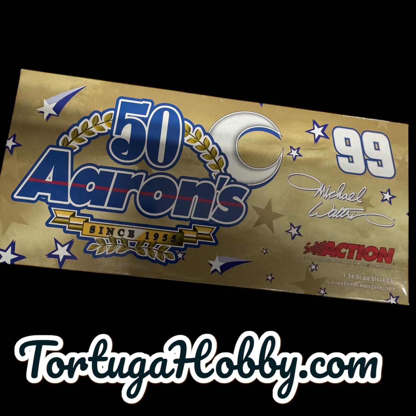 Action Racing NASCAR #99 Michael Waltrip Limited Edition Aaron’s 1:24 Scale