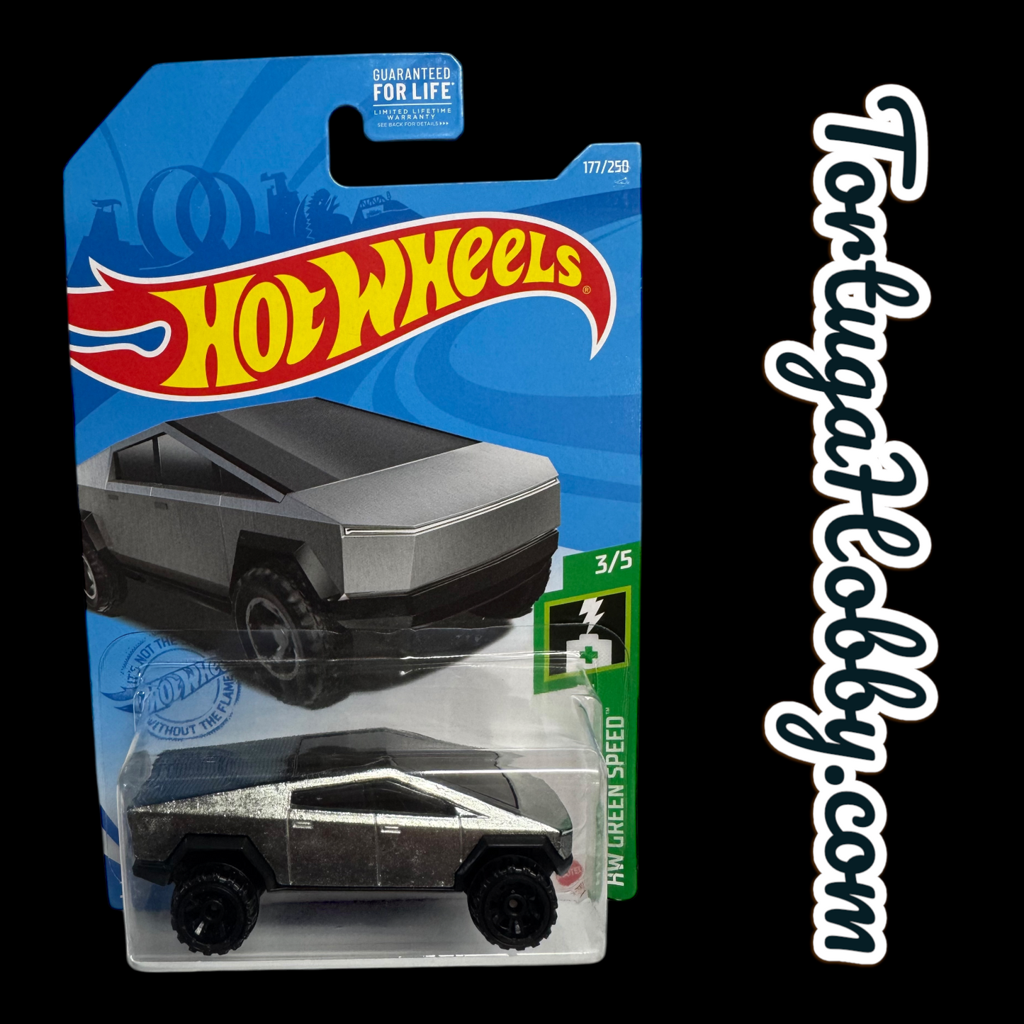 2025 - Hot Wheels - 3 Car Set - Electric EV - Tesla Plaid And Tesla Cyber Truck